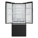 Forno Gallipoli Espresso 30" Black French Door Refrigerator, 17.5 Cu.Ft., Bottom Freezer, Ice Maker FORNO
