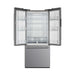 Forno Gallipoli 30" French Door Refrigerator, 17.5 Cu.Ft. Bottom Freezer, Stainless Steel, Ice Maker FORNO