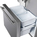 Forno Gallipoli 30" French Door Refrigerator, 17.5 Cu.Ft. Bottom Freezer, Stainless Steel, Ice Maker FORNO