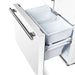 Forno Gallipoli Espresso 30" White French Door Refrigerator, 17.5 Cu.Ft., Bottom Freezer, Ice Maker FORNO