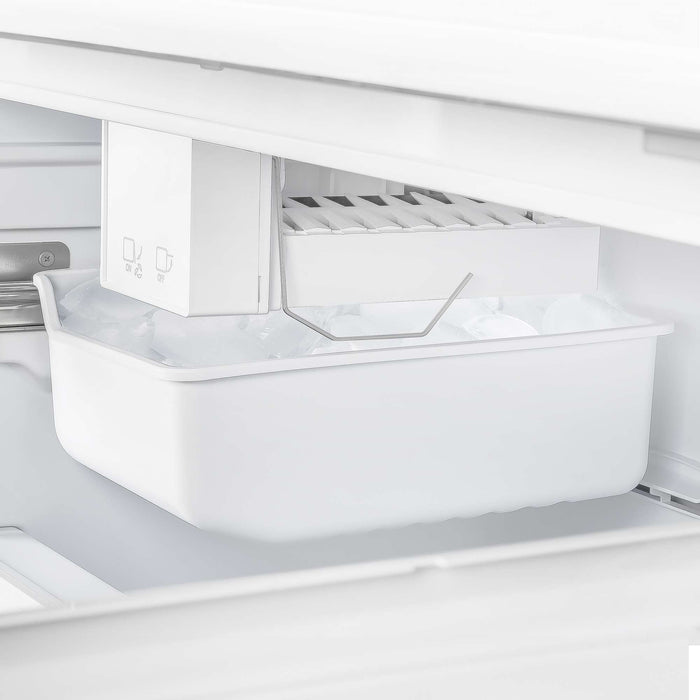 Forno Gallipoli Espresso 30" White French Door Refrigerator, 17.5 Cu.Ft., Bottom Freezer, Ice Maker FORNO