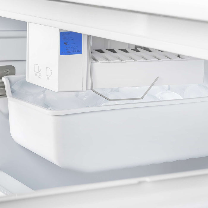 Forno Gallipoli 30" French Door Refrigerator, 17.5 cu.ft. Capacity & Modern Decorative Grill - 34" Wide FORNO