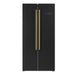 Forno Salerno Espresso 33" Side-by-Side 15.6 Cu.Ft. Black Refrigerator FORNO