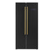 Forno Salerno Espresso 33" Side-by-Side 15.6 Cu.Ft. Black Refrigerator FORNO