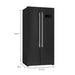 Forno Salerno Espresso 33" Side-by-Side 15.6 Cu.Ft. Black Refrigerator FORNO