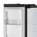 Forno Salerno Espresso 33" Side-by-Side 15.6 Cu.Ft. Black Refrigerator FORNO