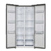 Forno Salerno Espresso 33" Side-by-Side 15.6 Cu.Ft. Black Refrigerator FORNO
