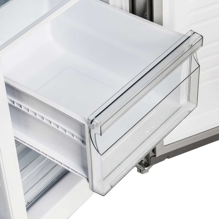 Forno Salerno 33" Side-by-Side Stainless Steel Refrigerator 15.6 cu.ft FORNO