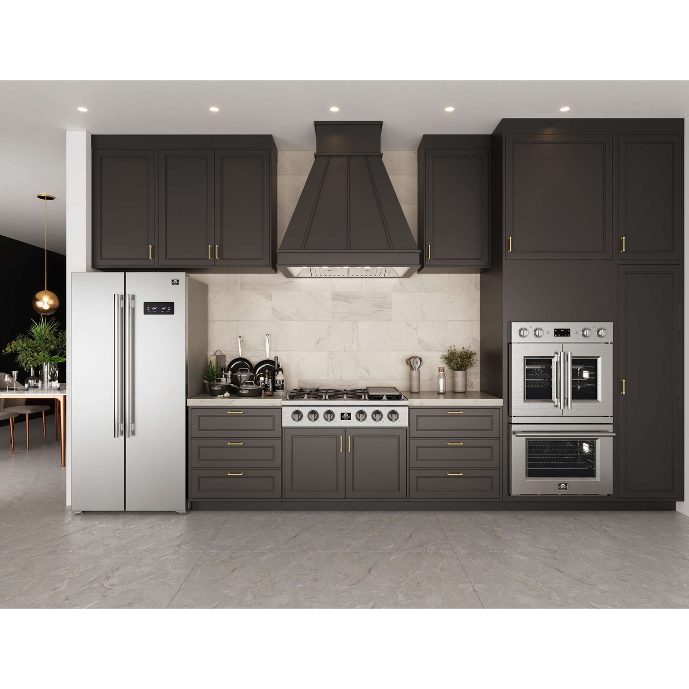 Forno Asti 30" Electric French Door Double Oven FORNO