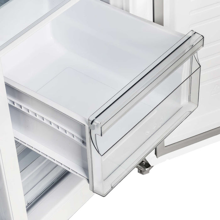 Forno Salerno Espresso 33" Side-by-Side 15.6 cu. ft White Refrigerator FORNO