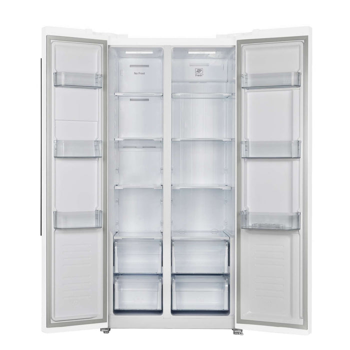 Forno Salerno Espresso 33" Side-by-Side 15.6 cu. ft White Refrigerator FORNO