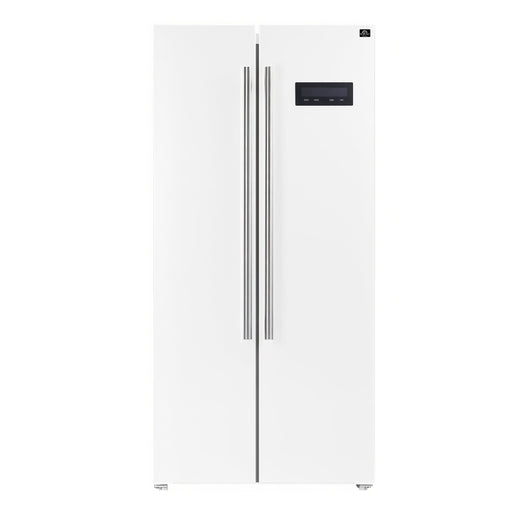 Forno Salerno Espresso 33" Side-by-Side 15.6 cu. ft White Refrigerator FORNO