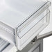 Forno Salerno 33" Built-in Stainless Steel Refrigerator 15.6 cu. ft - With Modern Decorative Grill - 37" Wide FORNO