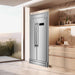 Forno Salerno 33" Built-in Stainless Steel Refrigerator 15.6 cu. ft - With Modern Decorative Grill - 37" Wide FORNO