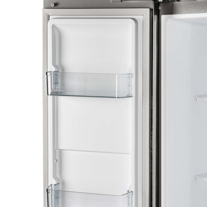 Forno Salerno 33" Built-in Stainless Steel Refrigerator 15.6 cu. ft - With Decorative Grill - 37" Wide FORNO