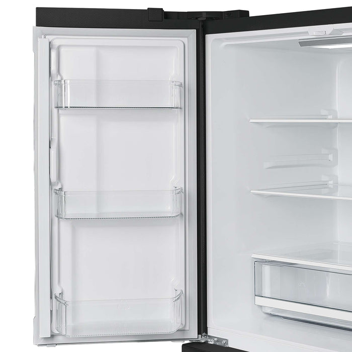 Forno Moena Espresso 36" French Door Refrigerator in Black, 19.2 cu. ft FORNO