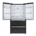 Forno Moena Espresso 36" French Door Refrigerator in Black, 19.2 cu. ft FORNO