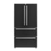 Forno Moena Espresso 36" French Door Refrigerator in Black, 19.2 cu. ft FORNO