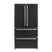 Forno Moena Espresso 36" French Door Refrigerator in Black, 19.2 cu. ft FORNO