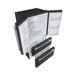 Forno Moena Espresso 36" French Door Refrigerator in Black, 19.2 cu. ft FORNO