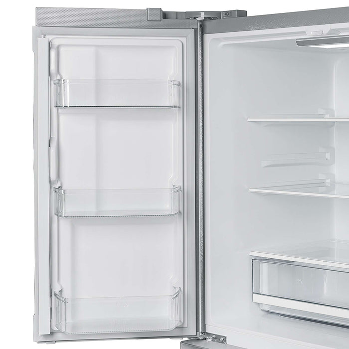Forno Moena 36" French Door 19.2 cu. ft Stainless Steel Refrigerator with Factory Installed Ice-maker FORNO