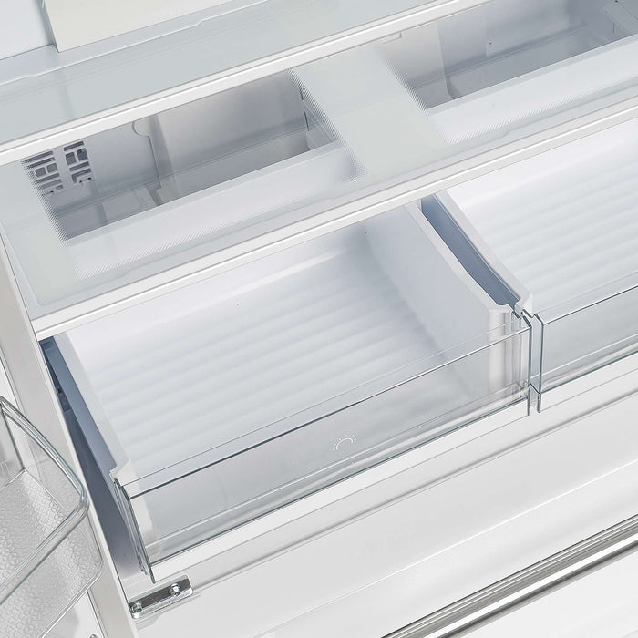 Forno Moena Espresso 36" French Door Refrigerator in White, 19.2 cu. ft FORNO