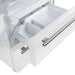 Forno Moena Espresso 36" French Door Refrigerator in White, 19.2 cu. ft FORNO