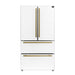Forno Moena Espresso 36" French Door Refrigerator in White, 19.2 cu. ft FORNO