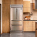 Forno Moena 36" French Door 19.2 cu. ft Stainless Steel Refrigerator, with Modern Decorative Grill - 40" Wide FORNO