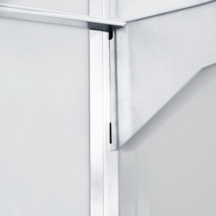 FORNO Cologne – 30″ Freestanding 18.4 Cu.Ft. Stainless Steel Refrigerator FORNO