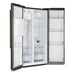 Forno Salerno Espresso 36" Side-by-Side Black Refrigerator 20 cu. ft FORNO
