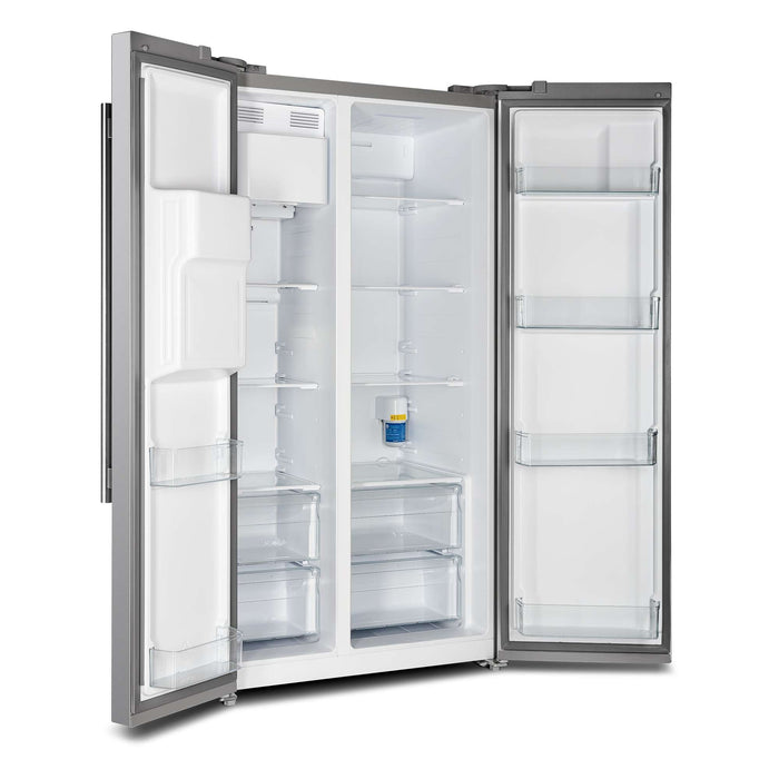 Forno Salerno 36" Side by Side Stainless Steel Refrigerator 20 cu.ft FORNO