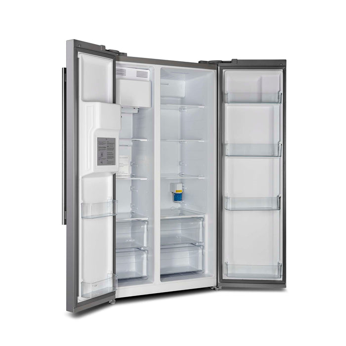 Forno Salerno 36" Side by Side Stainless Steel Refrigerator 20 cu.ft FORNO