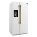 Forno Salerno Espresso 36" Side-by-Side White Refrigerator 20 cu.ft FORNO