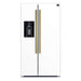 Forno Salerno Espresso 36" Side-by-Side White Refrigerator 20 cu.ft FORNO