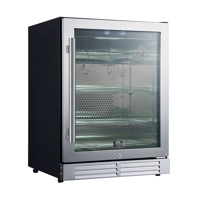 Forno Asciutto 24" Dry Aging Cabinet, Stainless Steel 304, 4.41 cu.ft. FORNO
