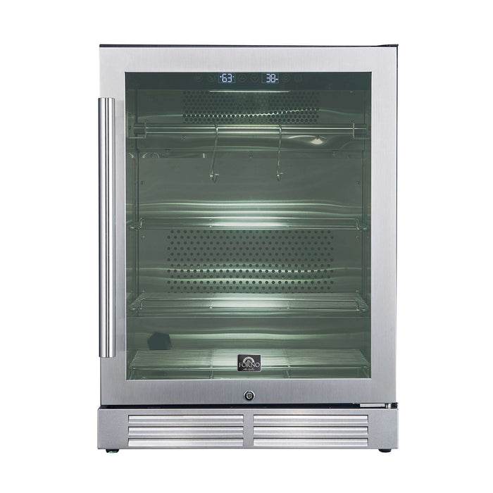 Forno Asciutto 24" Dry Aging Cabinet, Stainless Steel 304, 4.41 cu.ft. FORNO