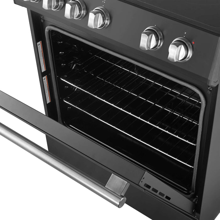 Forno Leonardo Espresso 30" Electric Range Black FORNO