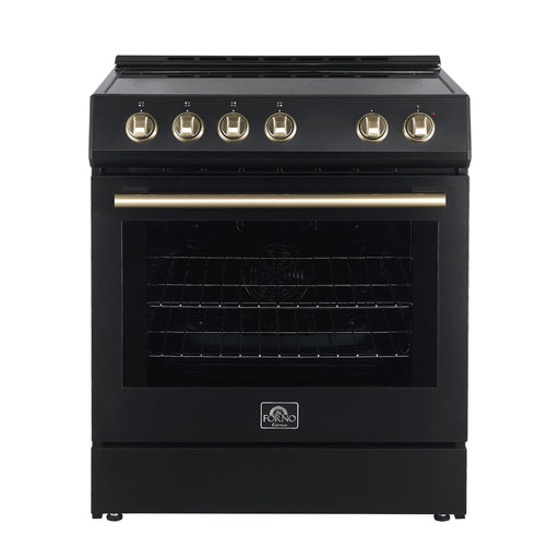 Forno Leonardo Espresso 30" Electric Range Black FORNO