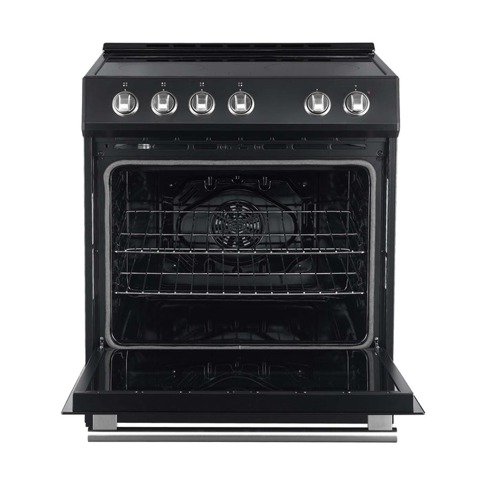 Forno Leonardo Espresso 30" Electric Range Black FORNO