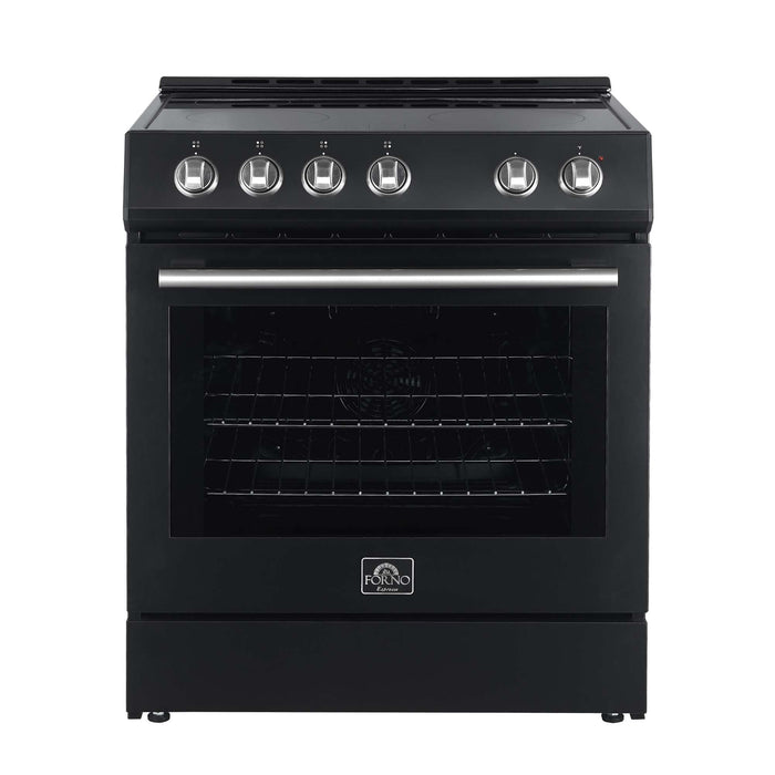 Forno Leonardo Espresso 30" Electric Range Black FORNO