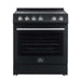 Forno Leonardo Espresso 30" Electric Range Black FORNO