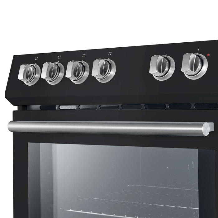 Forno Leonardo Espresso 30" Electric Range Black FORNO