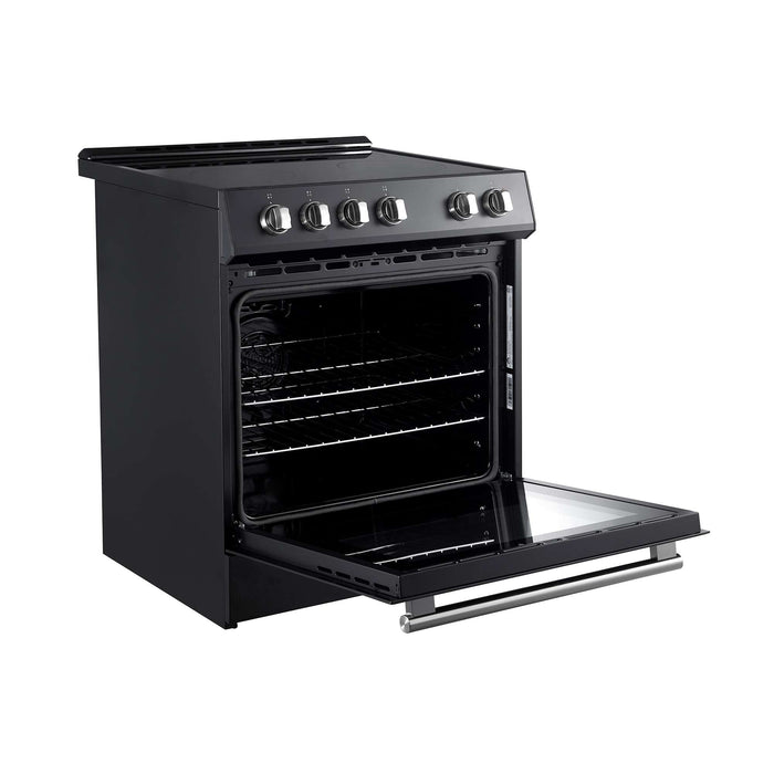 Forno Leonardo Espresso 30" Electric Range Black FORNO