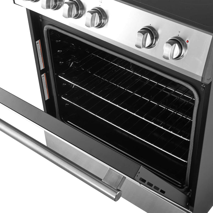 Forno Leonardo Espresso 30" Electric Range Stainless-Steel FORNO