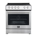 Forno Leonardo Espresso 30" Electric Range Stainless-Steel FORNO