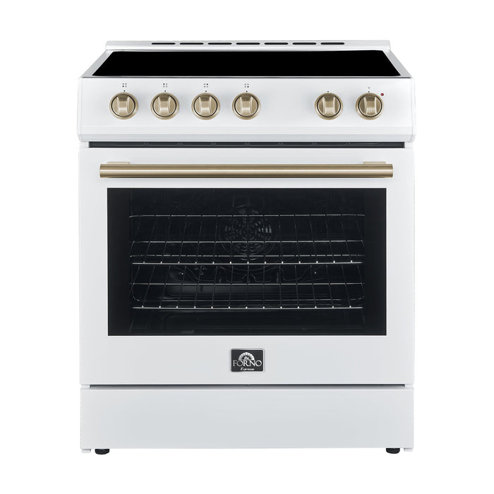 Forno Leonardo Espresso 30" Electric Range White FORNO