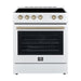 Forno Leonardo Espresso 30" Electric Range White FORNO