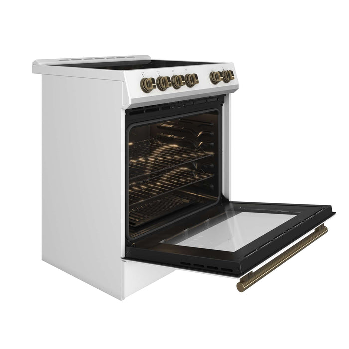 Forno Leonardo Espresso 30" Electric Range White FORNO