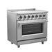 Forno Massimo 36" Freestanding Chef Door Electric Range FORNO